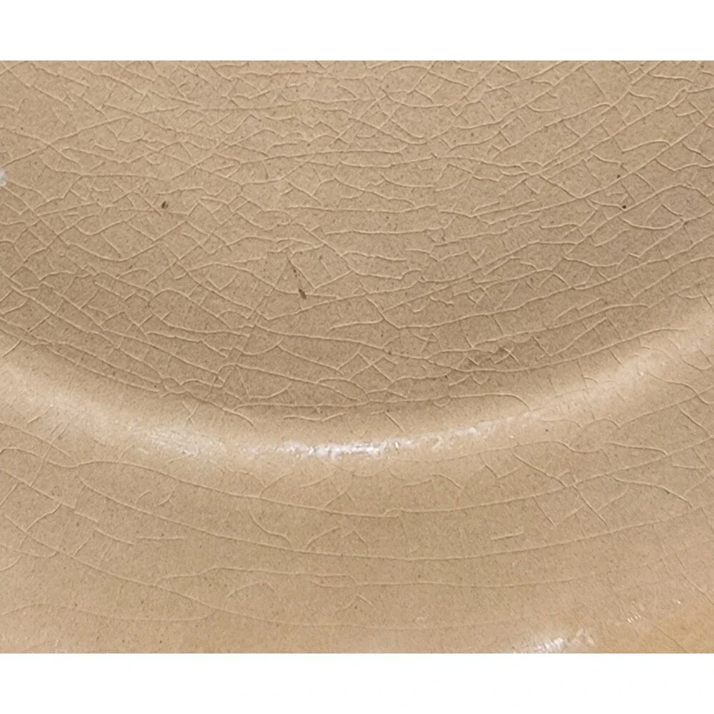 Harkerware Chesterton Beige Tan Plates Medium Lunch Plate 5 Pc Lot 9.25